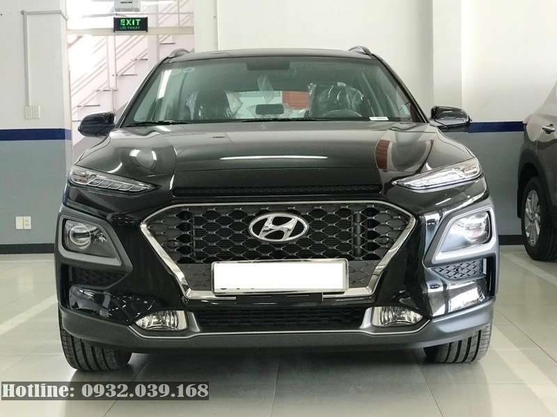 Hyundai Kona 1.6 Turbo màu đen 2021