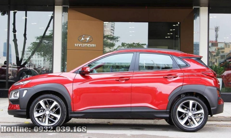 Hyundai Kona 2019 màu đỏ tươi