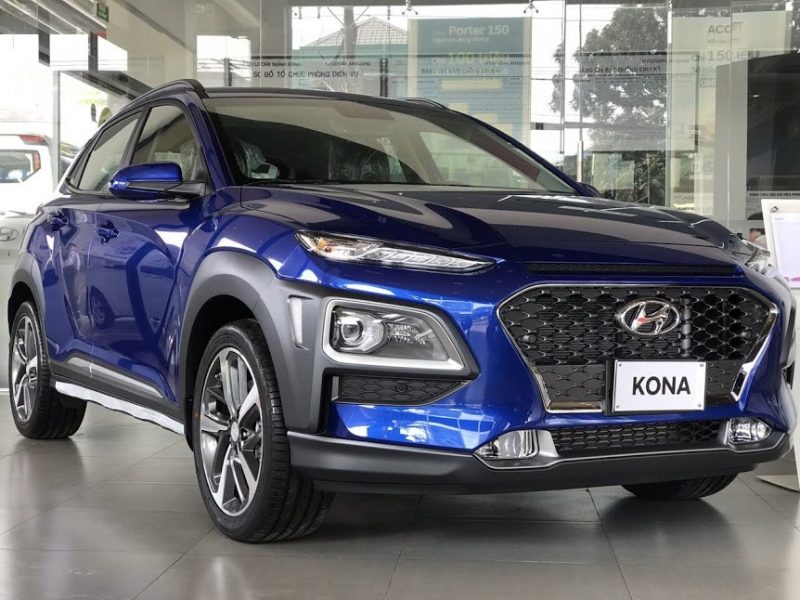 Hyundai Kona 2021 màu xanh dương