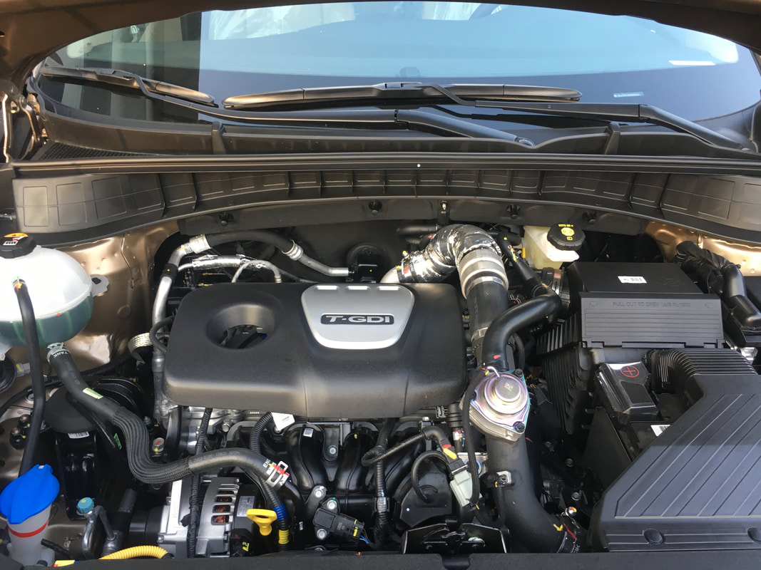 Động cơ Hyundai Tucson 2021 bản 1.6 turbo GDi
