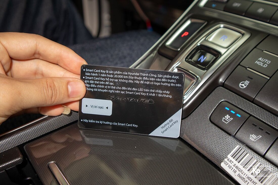 Thẻ thay thế chìa khóa của Hyundai Santa Fe 2021
