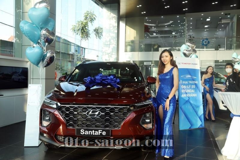 giá xe SantaFe tại Showroom 3S Hyundai An Khánh