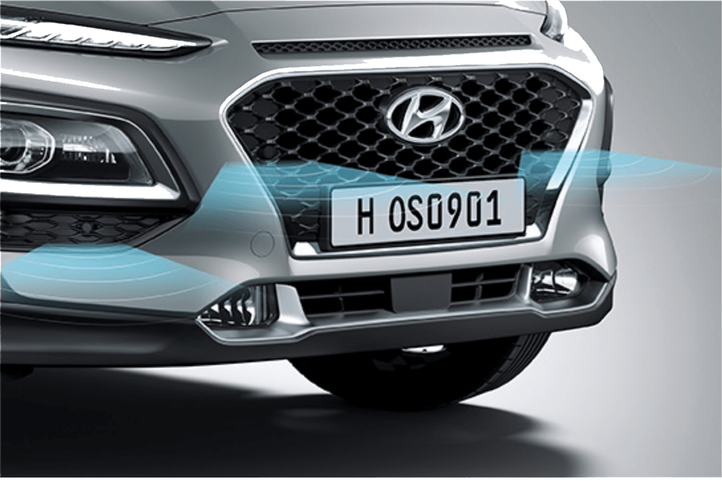 Lưới tản nhiệt xe Hyundai Kona 2020 bản thường