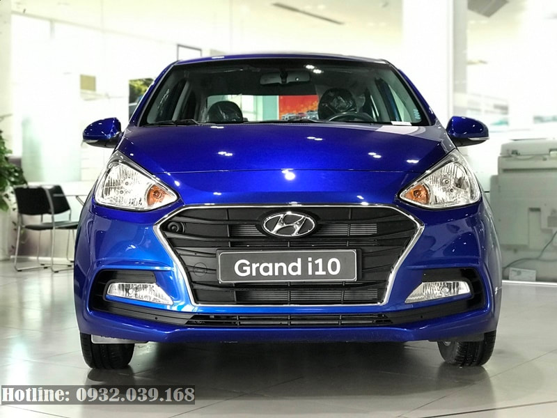 Hyundai Grand i10 sedan màu xanh dương