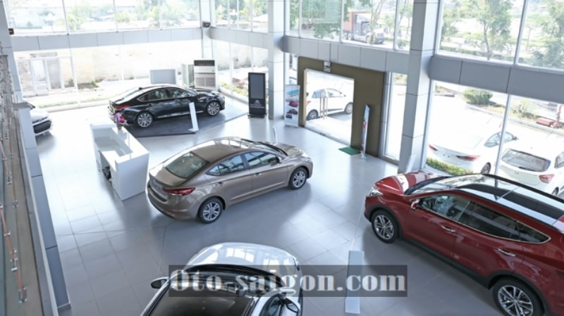 Showroom trưng bày xe Hyundai tại Hải Phòng