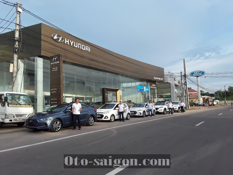 Salon ô tô Hyundai tại Quy Nhơn Bình Bịnh