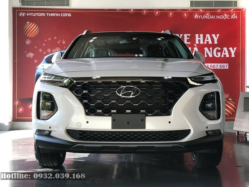 Xe Hyundai Santafe 2021 màu Trắng