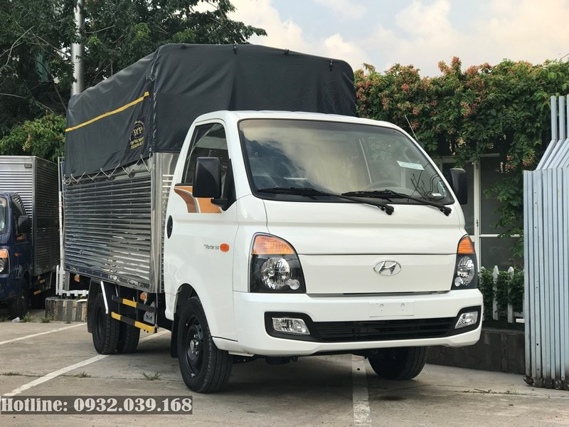 Xe tải Hyundai Porter 1,5 tấn thùng mui bạt